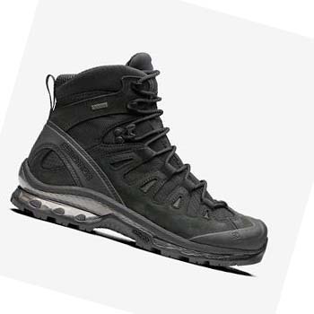 Salomon QUEST 4D GORE-TEX ADVANCED Tornacipő Női Fekete | HU 2938BEX